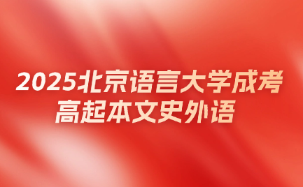 北京语言大学成考